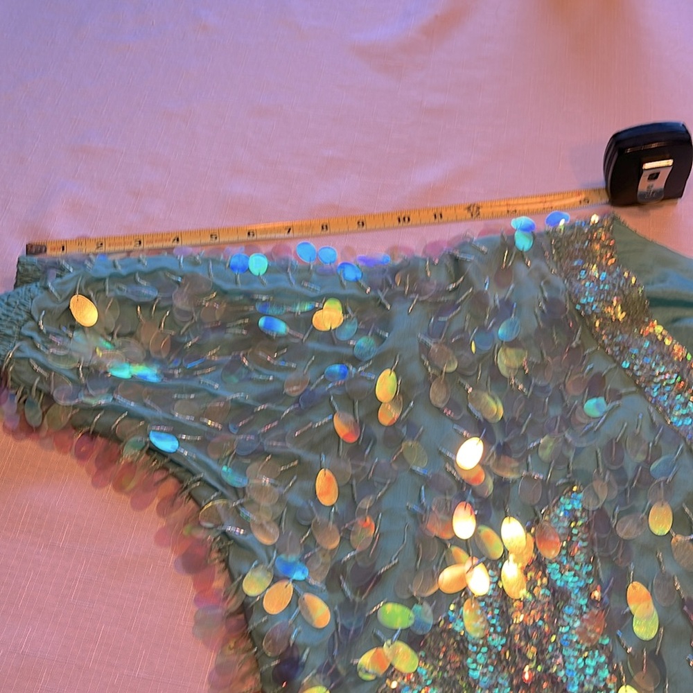 Vintage 80’s Plum Blossom Embroidered Silk Top - Picture 5 of 6
